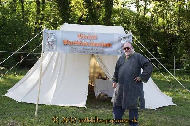Unser Zelt (Beispielfoto von Mittelalterland